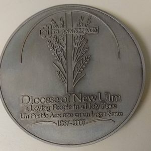 50 Anniversary Diocese of New Ulm medal.